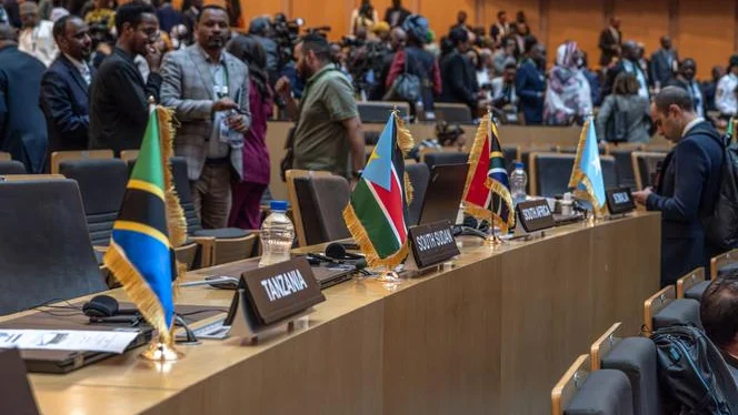 Délégués réunis au siège de l'Union africaine à Addis-Abeba lors du 39e sommet continental