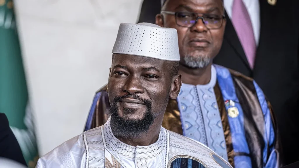 Mamadi Doumbouya lors de la 39e session ordinaire de l'Assemblée de l'Union africaine à Addis-Abeba en février 2026