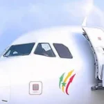 Vue aérienne de l'Aéroport International Blaise Diagne de Dakar avec ses installations et pistes