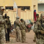 Paramilitaires russes en patrouille à Kidal, Mali, mai 2025