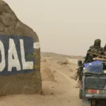 Vue aérienne de la ville de Kidal dans le nord du Mali, enjeu stratégique du conflit territorial